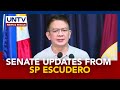 Senate President Francis Escudero gives update on pressing issues at Kapihan sa Senado