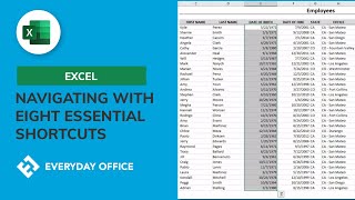 8 ESSENTIAL Shortcuts for Navigating and Selecting Excel Spreadsheets