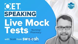 OET Live Mock Speaking Practice with Swoosh English - Nursing and Pharmacy