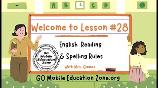 Lesson 28 English Reading & Spelling Rules