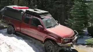 2WD 1st gen Tundra in the Snow