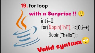 Flow Control in Java (Part 4) | for loop Explained | Fight4Tech