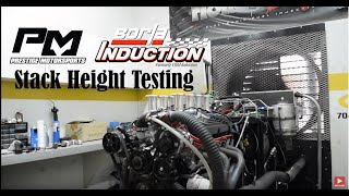 Borla Induction Stack Height Testing with 427 Windsor Ford Stroker Engine