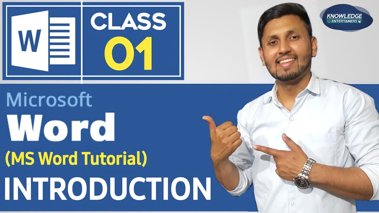 Introduction - MS Word Tutorial - (Class 1) - Beginners To Advance ...