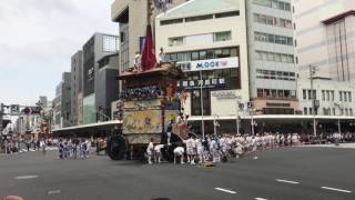 ４K　コロナ渦の旅　KYOTO Vacation Travel Guide/ 祇園祭山鉾巡行～辻回し　2017