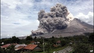 Detik Detik Gunung Sinabung Meletus Siswa SD Panik