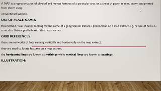 S.4 MAP SKILLS - READING | GRID REFERENCES