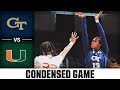 Georgia Tech vs. Miami Condensed Game | 2023-24 ACC Women's Basketball