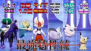 最強の特性持ちポケモンたちでパーティ組んだら文字通り最強説。【ゆっくり実況】【ポケモン剣盾】