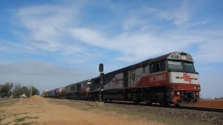 SCT Freight 1MP9 \u0026 The Bowmans Rail Balco 4120 power through Bolivar - 20/04/2020