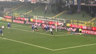 Gol di Lucchini, Cesena-Sampdoria (1-1)