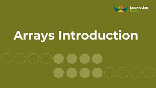 Introduction to Arrays | Java & BlueJ | ICSE Computer Applications
