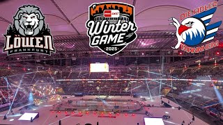 WINTER GAME 2025 🏟️❄️Löwen Frankfurt vs. Adler Mannheim | StadionVLOG