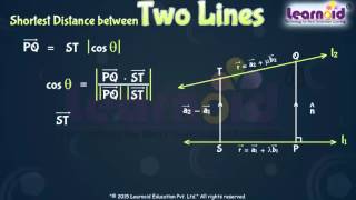 Class 12: Shortest Distance Between two Lines