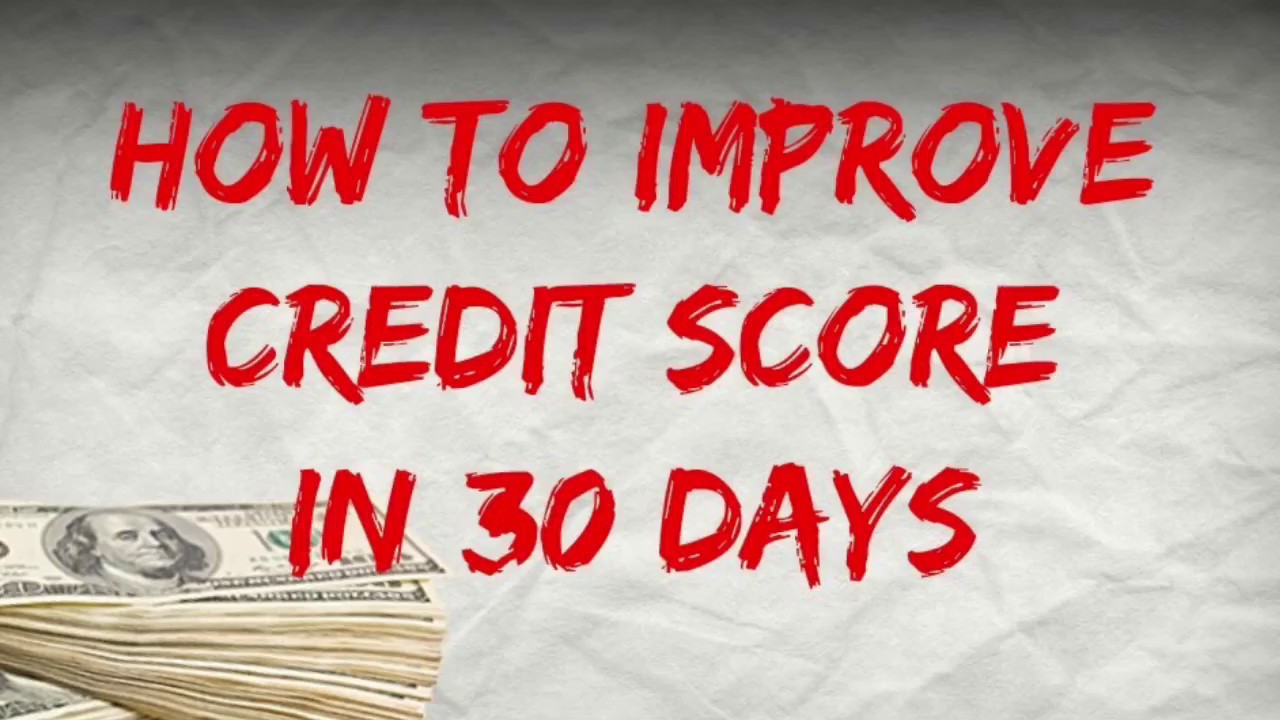 How To Increase Your Credit Score In 30 Days ( Credit Hacks ) - YouTube