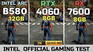 Intel arc b580 vs Intel  a770 Intel b750 vs RTX 4060 vs Rx 7600  vs Rx 3060 TI Intel Arc Battlemage