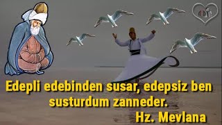 Hz. Mevlana  Sözleri...!!! Ya olduğun gibi görün, ya göründüğün gibi ol...!!! #mevlana