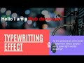 TypeWriter effect with pure ilght vanilla javascript tutorial || PSYCHO DEVELOPER ||