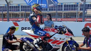 Aldi Satya Mahendra Juara di Balap Sport 250 Yamaha Sunday Race Mandalika Race 2