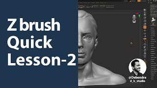 ZBrush Tutorial Introduction to navigation in || Hindi ||Quick|| Lesson-2