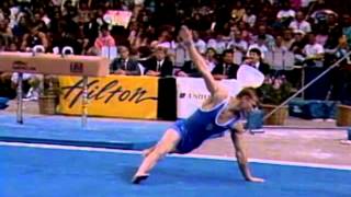 Igor Korobchinski - Floor Exercise - 1993 Hilton Gymnastics Challenge