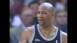 NBA Finals 1999 Game 5 New York Knicks vs. San Antonio Spurs Latrell Sprewell vs. Tim Duncan