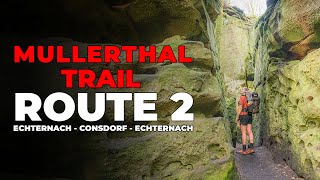 Mullerthal Trail ROUTE 2 | Hiking and Camping | 6 days Backpacking in Luxembourg | Route 1, 2 \u0026 3