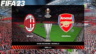 FIFA 23 | AC Milan vs Arsenal - UEFA Europa League - PS5 Gameplay