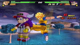 DBZ Budokai Tenkaichi 3 - 60fps Test Without Screen Shake.