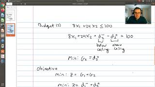 Goal Programming (Advertisement) Example 1: LibreOffice Calc