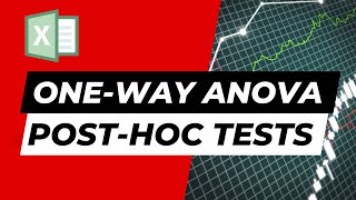 การใช้ Excel Analysis Toolpak วิเคราะห์ค่าสถิติ One-way ANOVA และ Post-hoc tests แบบ LSD และ Scheffe