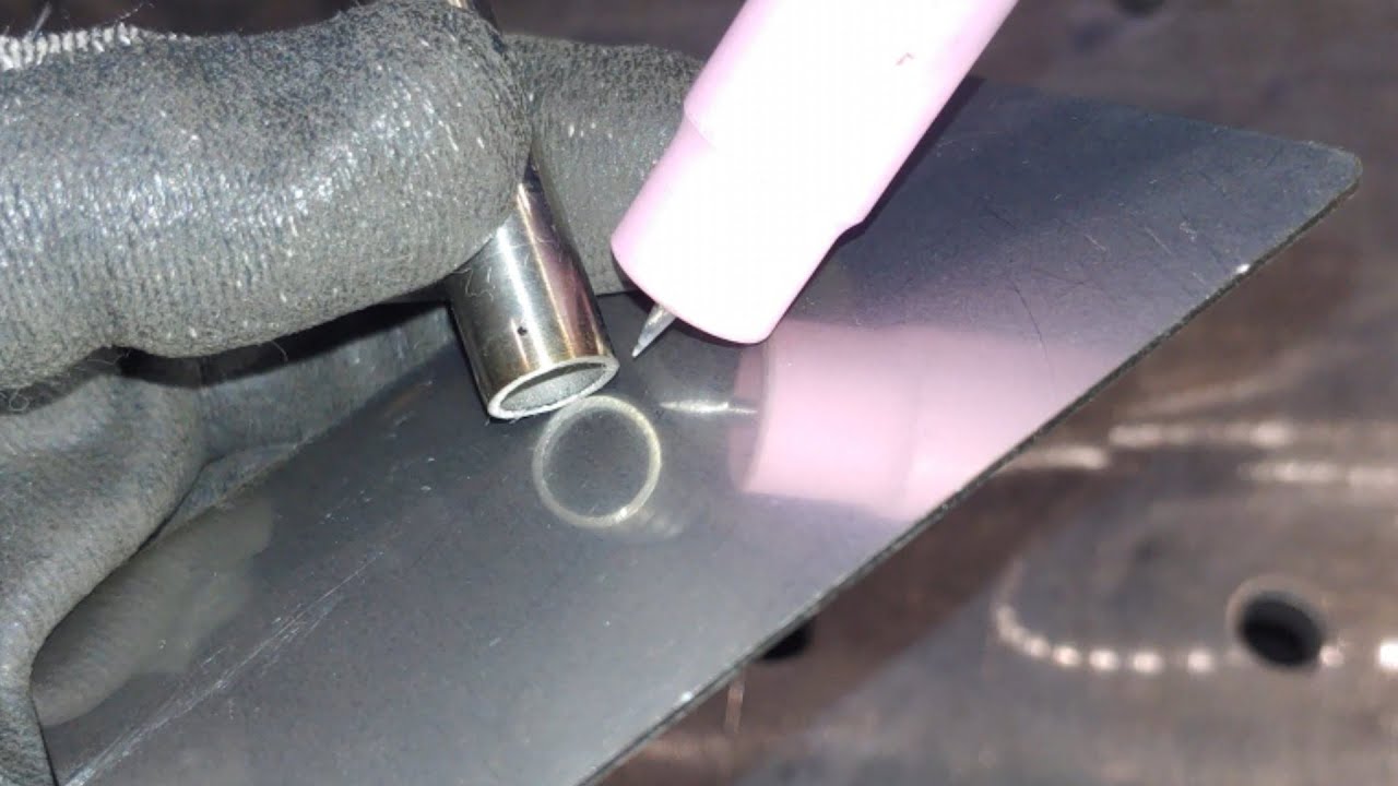 Amazing Idea ! How To TIG Welding 1mm Thin Tube And 1mm Thin Sheet ...