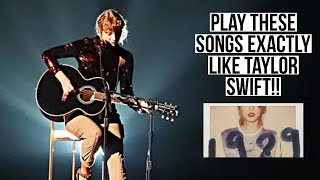 Taylor SWIFT |EASY chords| full GUITAR tutorial 2021 |1989 album|