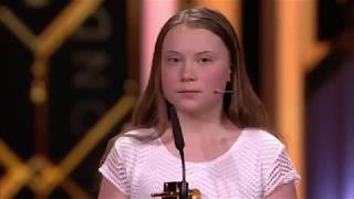 greta thunberg goldene -  projev 2019 cz titulky