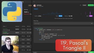 Unlocking 119. Pascal's Triangle II: The Elegance of Mathematics in Coding in Python