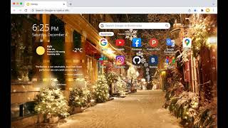 Homey: Christmas live wallpapers new tab | Chrome Extension