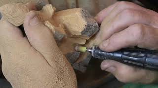 Fantasy Cottonwood House wood carving tutorial