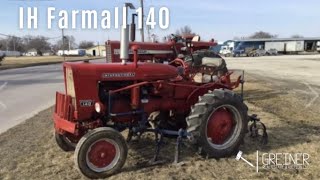 IH Farmall 140 Tractor  Selling at our Spring 2022 Online-Only Machinery Consignment