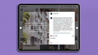 Grohe Architekturlösungen – aus Print wird Social-Media-Content #1