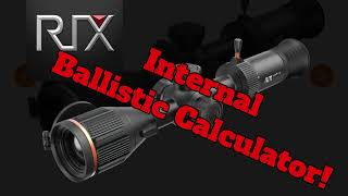 Rix Leap Thermal Scope w/ Internal Ballistic Calculator!