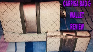 CARPISA BAG \u0026 WALLET SET | TWINNING || ITALIAN BRAND | REVIEW