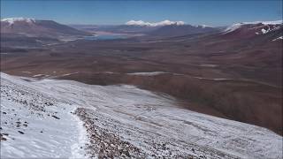 Panorama from the slope of Nevado San Francisco, Atacama, Chile, January 2019