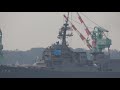 h31.3.16 イージス艦「まや」 ※設置されたはずの62口径5インチ砲が無くなる！