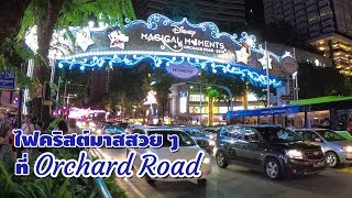 เที่ยวสิงคโปร์ : ไฟคริสต์มาสสวย ๆ บนถนน Orchard สิงคโปร์