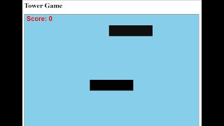 Tower Game in JavaScript