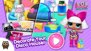 New L.O.L. Surprise! Disco House Game Update 🌸 House Decor | TutoTOONS