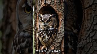 フクロウの秘密！首が360度回転？その驚きの理由とは？#ショート動画 #shorts