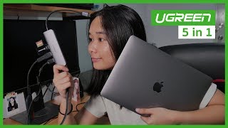 Macbook พอร์ตน้อยนักใช่มั้ย? ใช้สายพ่วงสิ! [UGREEN USB C 5 in 1]