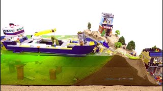 BIGGEST LEGO DAM BREACH EXPERIMENT - TOTAL FLOOD AND DESTROY