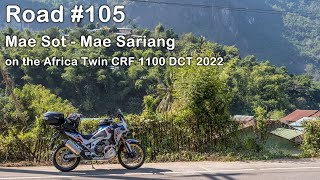 Road 105: Mae Sot - Mae Sariang on the Africa Twin CRF 1100l DCT 2022